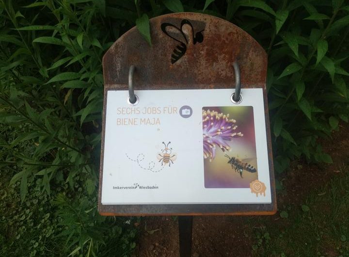 Offline und online: www.bienenlehrpfad-wiesbaden.de