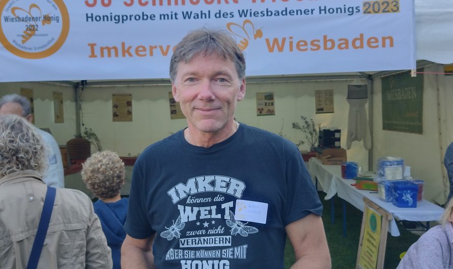 Bernhard Fuhr und Bernd Isinger produzieren „Wiesbadener Honig des Jahres 2025“